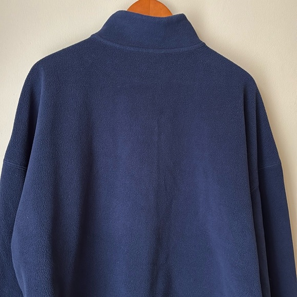 Fabletics Fleece Women's blue navy bomber fleece cardigan jacket. Size XL. - Picture 9 of 13